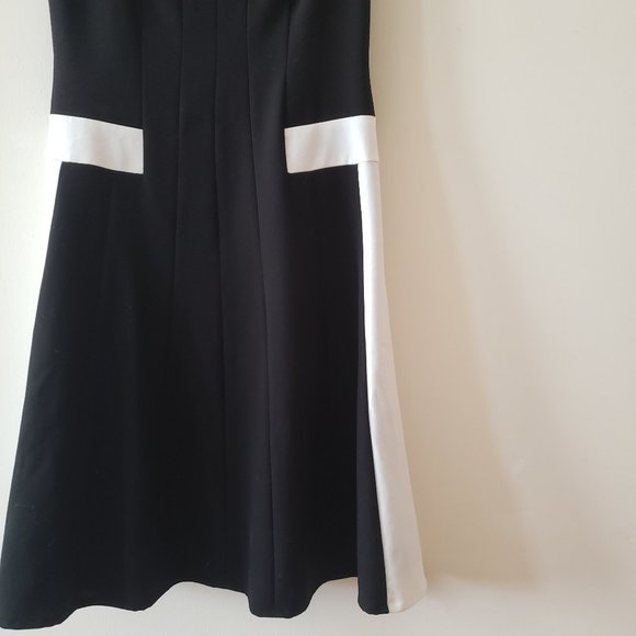 Calvin Klein BW Drop Waist Flare Dress 2 - Picture 3 of 6